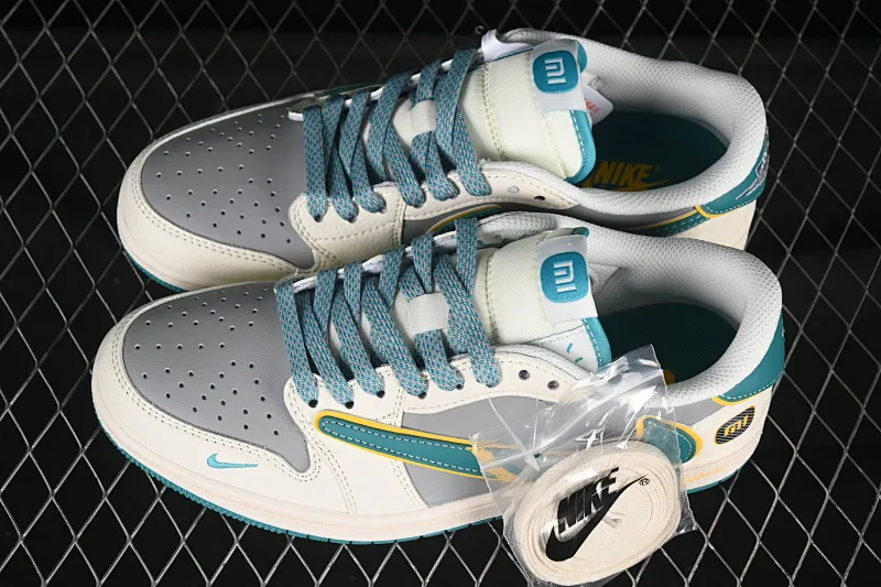 All categories Air Jordan Jordan series basketball shoes Air Jordan 1 Low High-end customized low-top sneakers Travis Scott x Fragment Design x Air Jordan 1 Low OG SP AJ1 Xiaomi co-branded Gulf Blue Low-top cultural casual sneakers XX3168-163